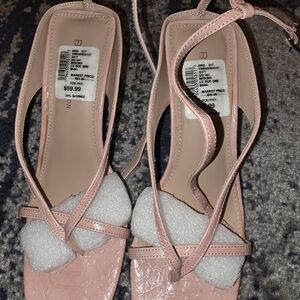 Bandolino Pink Strappy Heels